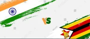 India vs Zimbabwe live score T20 World Cup 2026 match action showing India batting against Zimbabwe in Chennai stadium