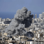Smoke rising over Beirut after Israeli airstrikes amid Iran war escalation