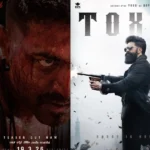 Yash at Toxic movie trailer launch event in Bengaluru with grand stage setup